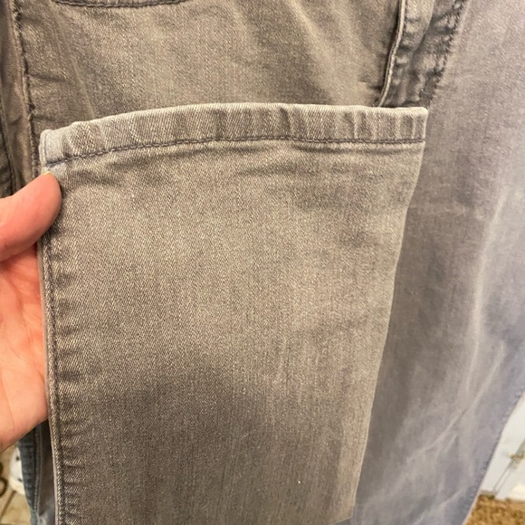 ND Velvet Trim Tuxedo Jeans Light Gray 12R 12 - Picture 4 of 8